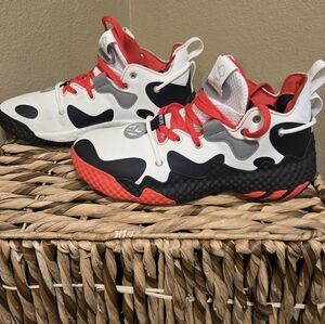 Adidas Harden Vol. 6 White/Blue/Red Basketball Shoe Mens Size 7 Like New